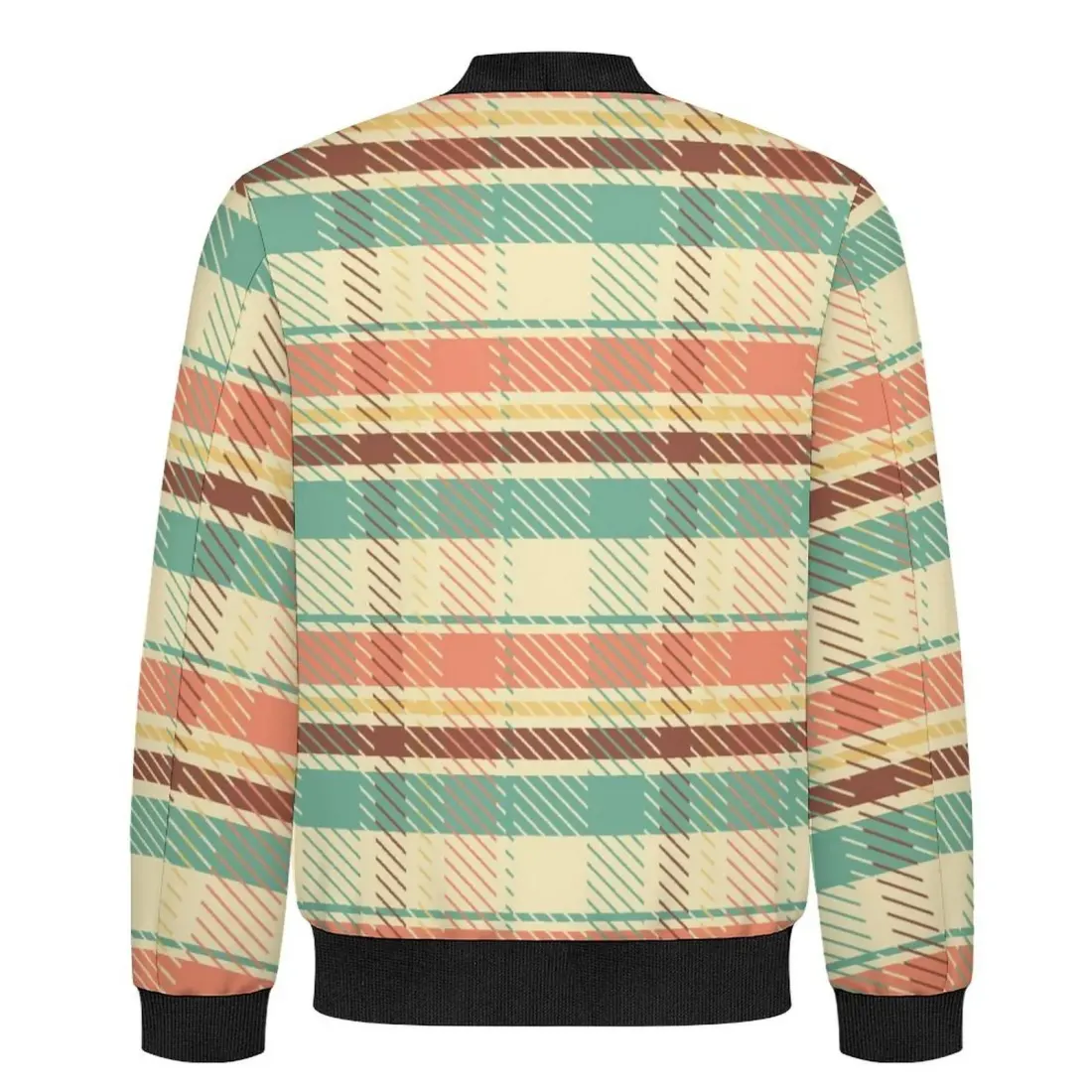 Men's Casual Zip‑Up Bomber Jacket — photo 4