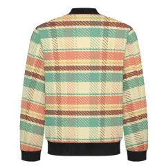 Men's Casual Zip‑Up Bomber Jacket thumbnail 4