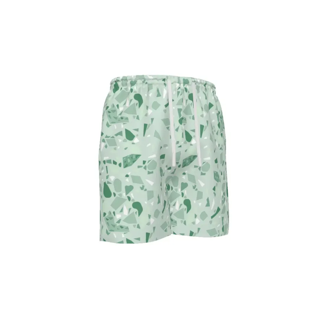 Men's Drawstring Beach Shorts with Side Pockets — photo 4