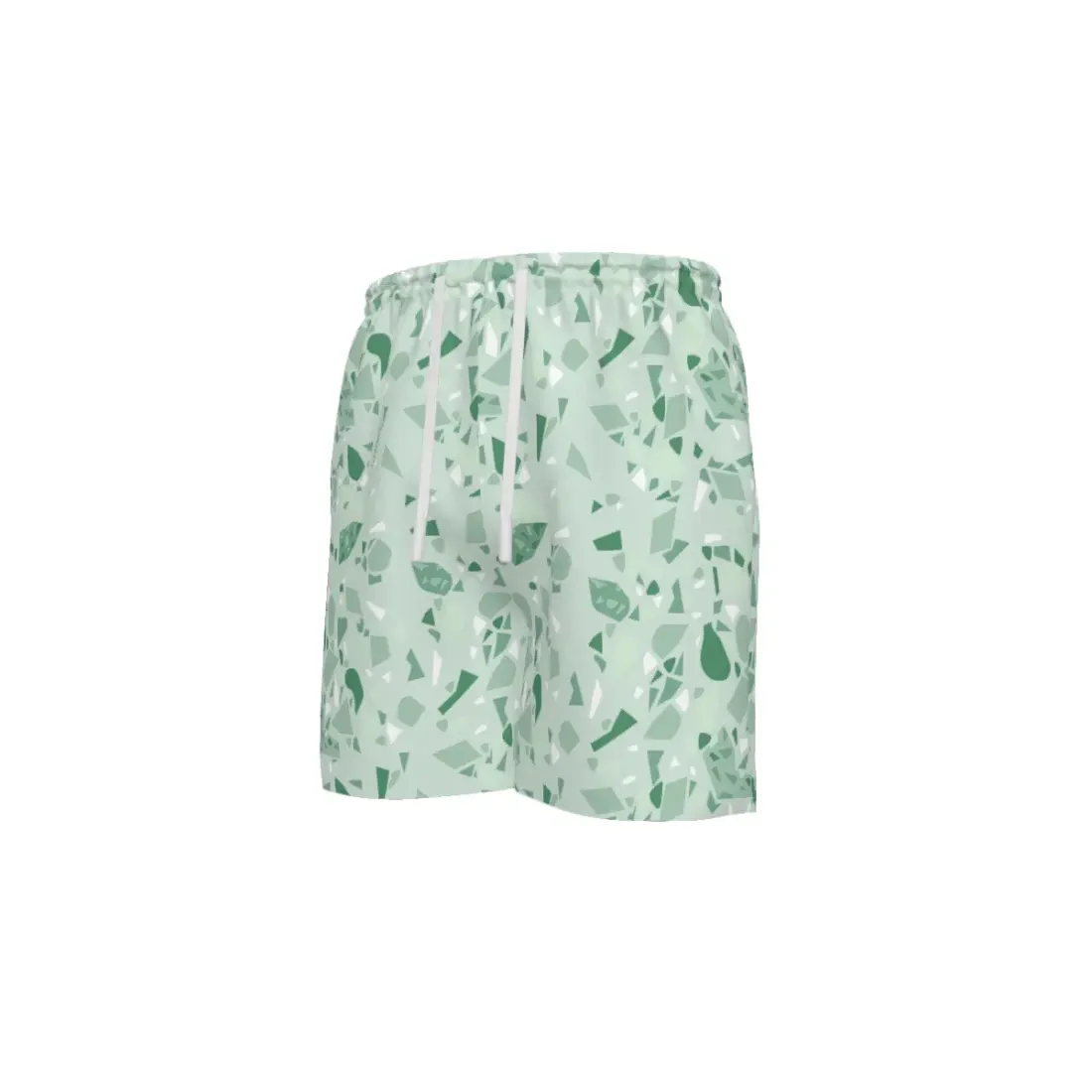 Men's Drawstring Beach Shorts with Side Pockets — photo 5