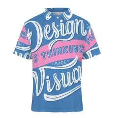 All Over Print Men's Button Polo Shirt （Model T89） thumbnail 4