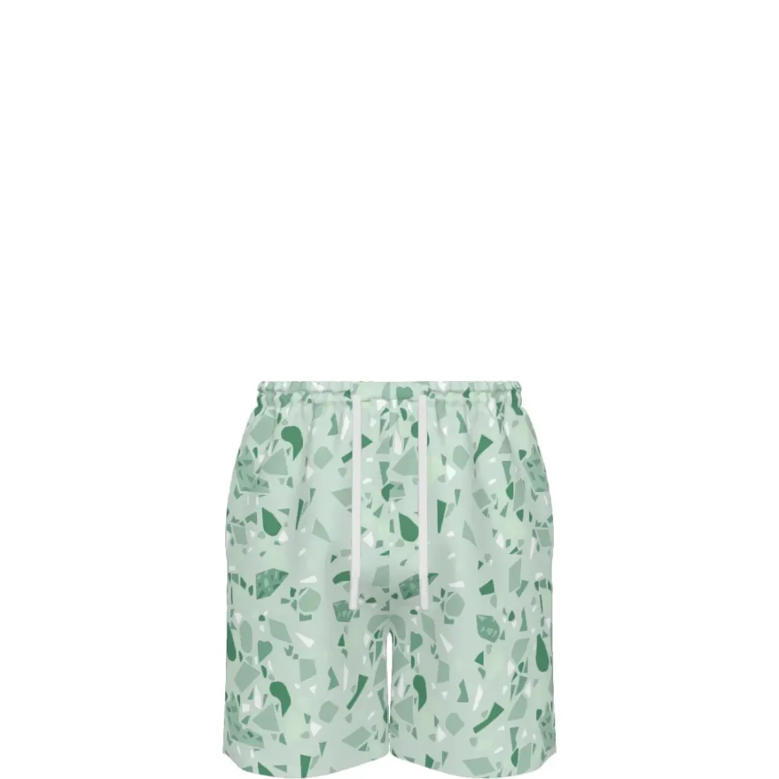 Men's Drawstring Beach Shorts with Side Pockets — photo 6