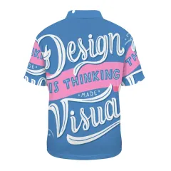 All Over Print Men's Button Polo Shirt （Model T89） thumbnail 5