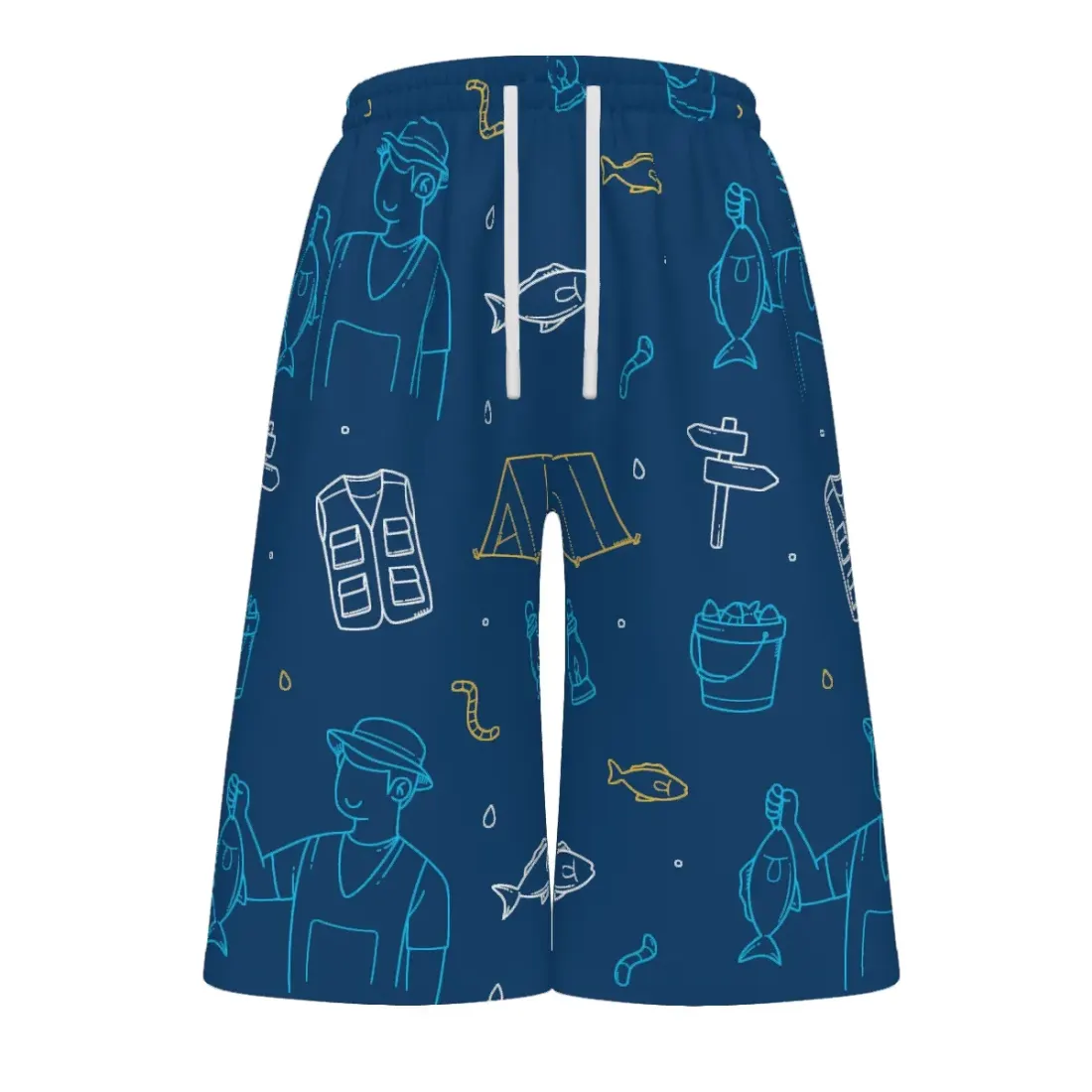 Men's Plus Size Drawstring Beach Shorts — photo 2