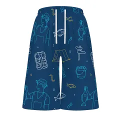 Men's Plus Size Drawstring Beach Shorts thumbnail 2