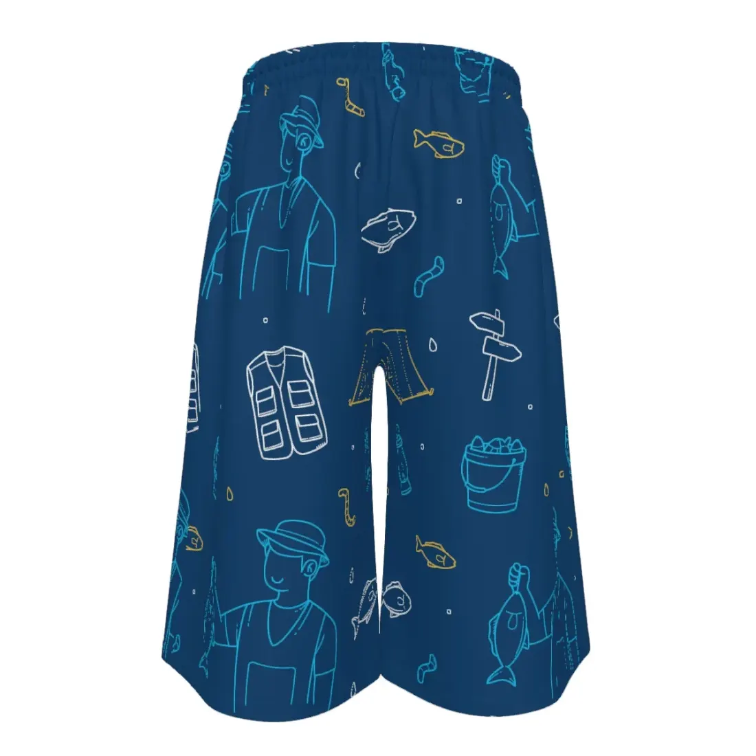 Men's Plus Size Drawstring Beach Shorts — photo 3