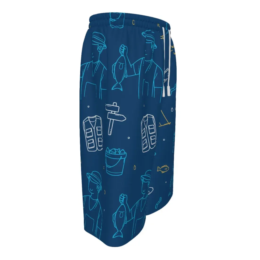 Men's Plus Size Drawstring Beach Shorts — photo 4
