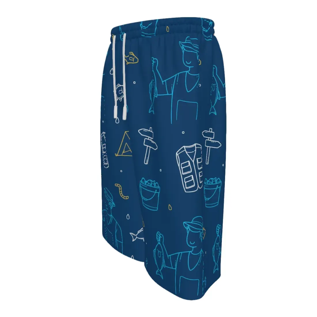 Men's Plus Size Drawstring Beach Shorts — photo 5
