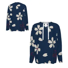 Men's Long-Sleeve Drawstring Shirt thumbnail 6