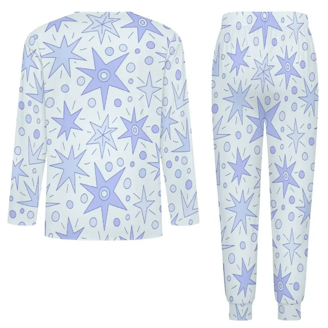 Men's Long Sleeve Henley Collar Pajama Set — photo 4