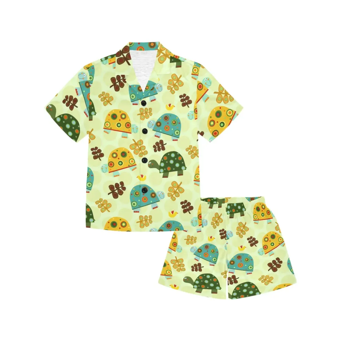 Big Boys' V-Neck Short Pajama Set (ModelSets 11) — photo 3