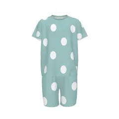 Men's Short Sleeve Crew Neck Pajama Set thumbnail 2