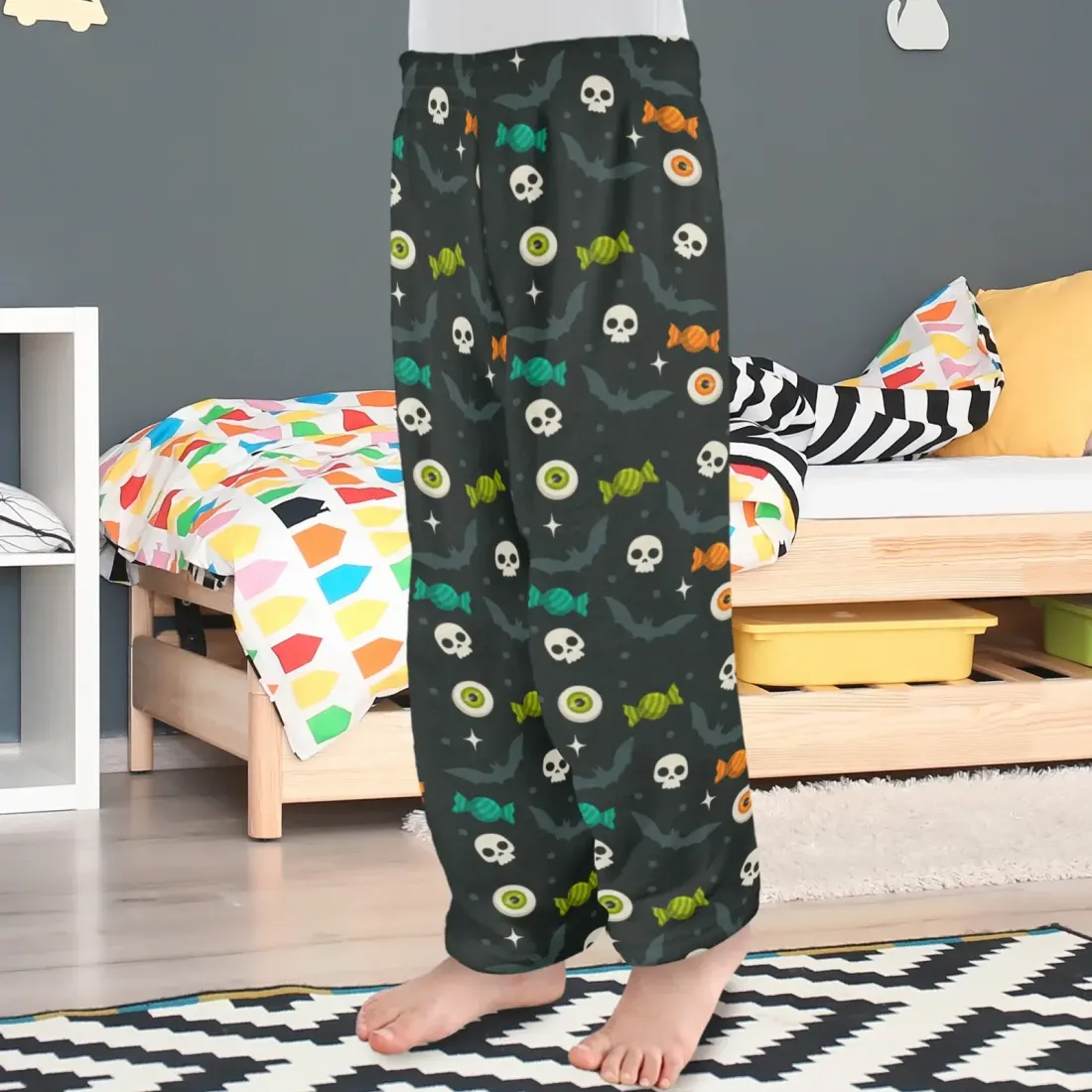 Big Kids' Flannel Pajama Trousers (Model L76)
