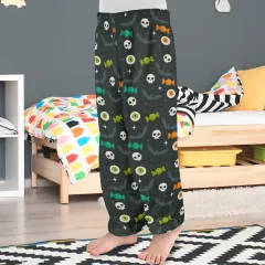 Big Kids' Flannel Pajama Trousers (Model L76) thumbnail 1
