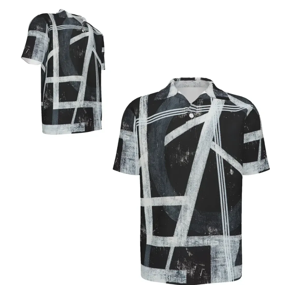 Men's Button-Down Short-Sleeved Polo Shirt — photo 6