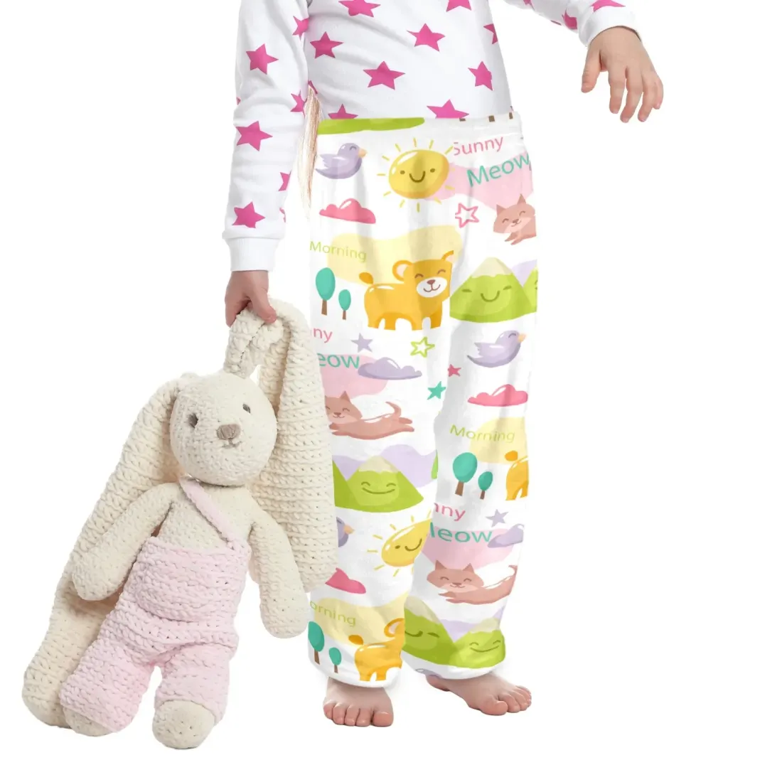 Little Kids' Flannel Pajama Trousers (Model L76)