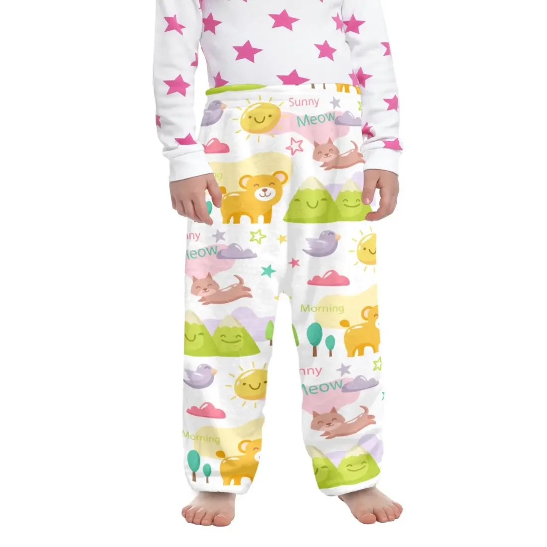 Little Kids' Flannel Pajama Trousers (Model L76) — photo 2