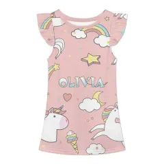 Girl's Ruffle Sleeve Top thumbnail 1