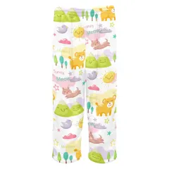 Little Kids' Flannel Pajama Trousers (Model L76) thumbnail 4