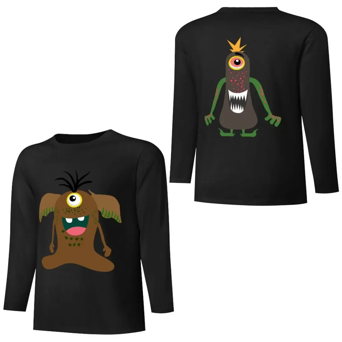 Cotton Long Sleeve T-Shirt (Front&Back Printing) — photo 3