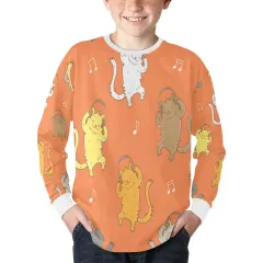 Kids' Rib Cuff Long Sleeve T-shirt(ModelT64) thumbnail 1