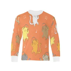 Kids' Rib Cuff Long Sleeve T-shirt(ModelT64) thumbnail 3