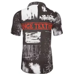 Men's Lapel V-Neck Short Sleeve T-Shirt thumbnail 4