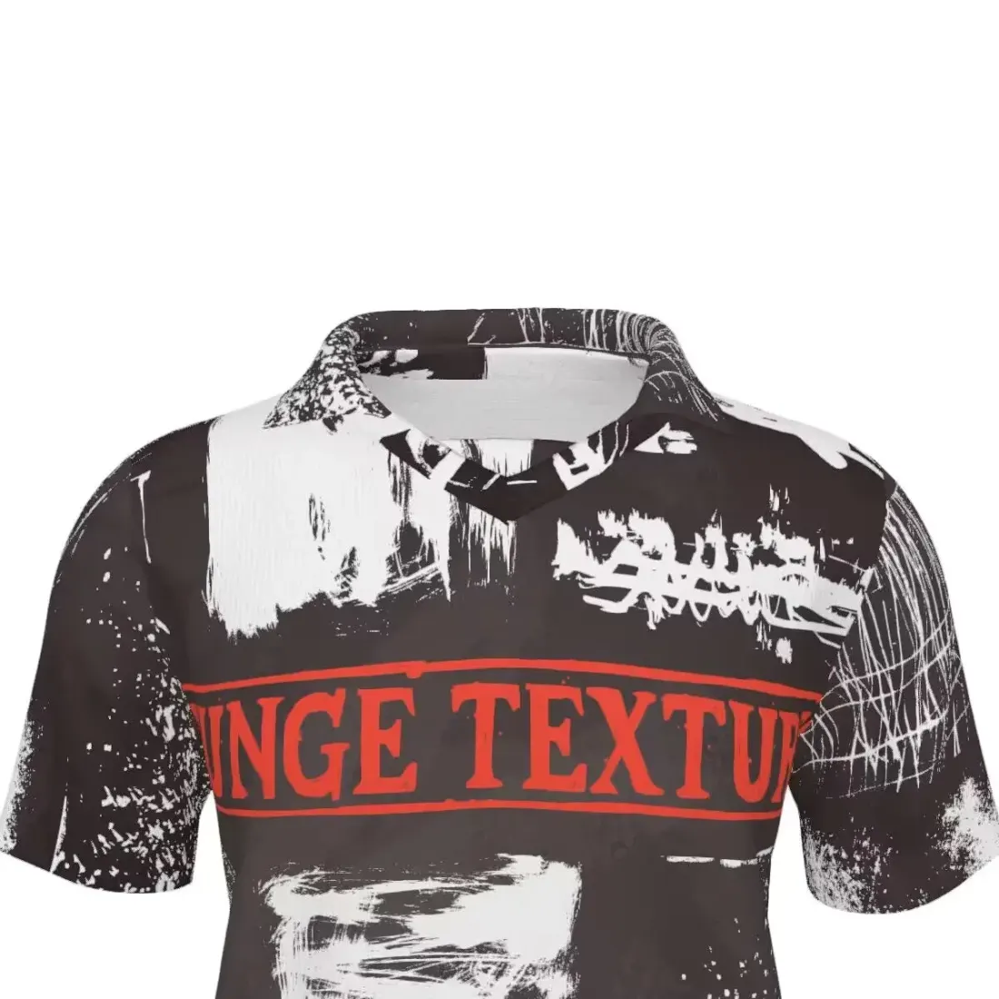 Men's Lapel V-Neck Short Sleeve T-Shirt — photo 5