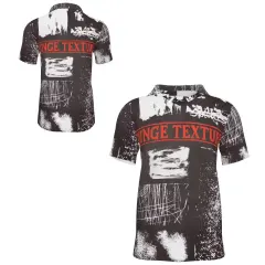 Men's Lapel V-Neck Short Sleeve T-Shirt thumbnail 6