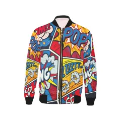 Kid's All Over Print Bomber Jacket(ModelH40) thumbnail 3