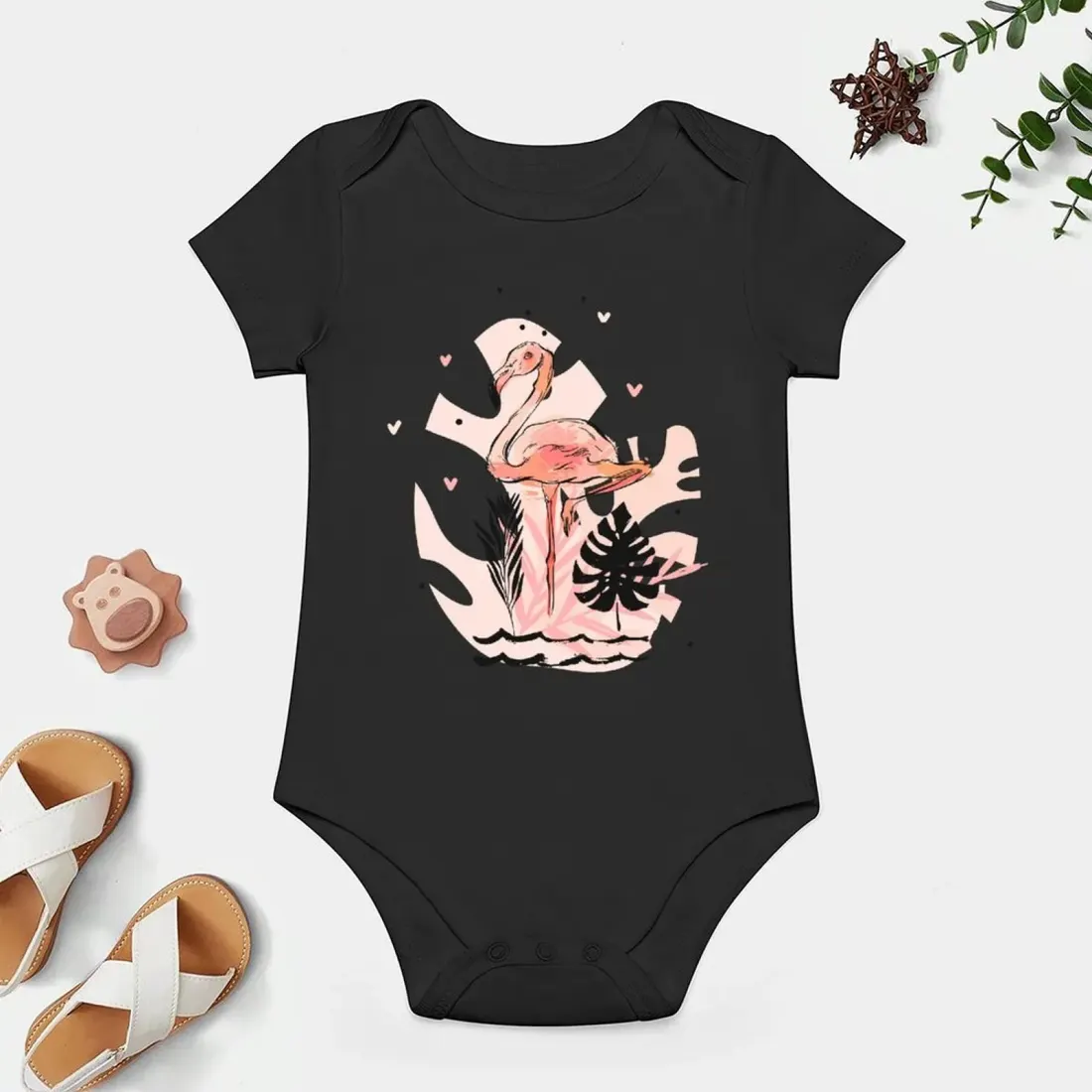 Short -Sleeve Baby's Bodysuit — photo 5