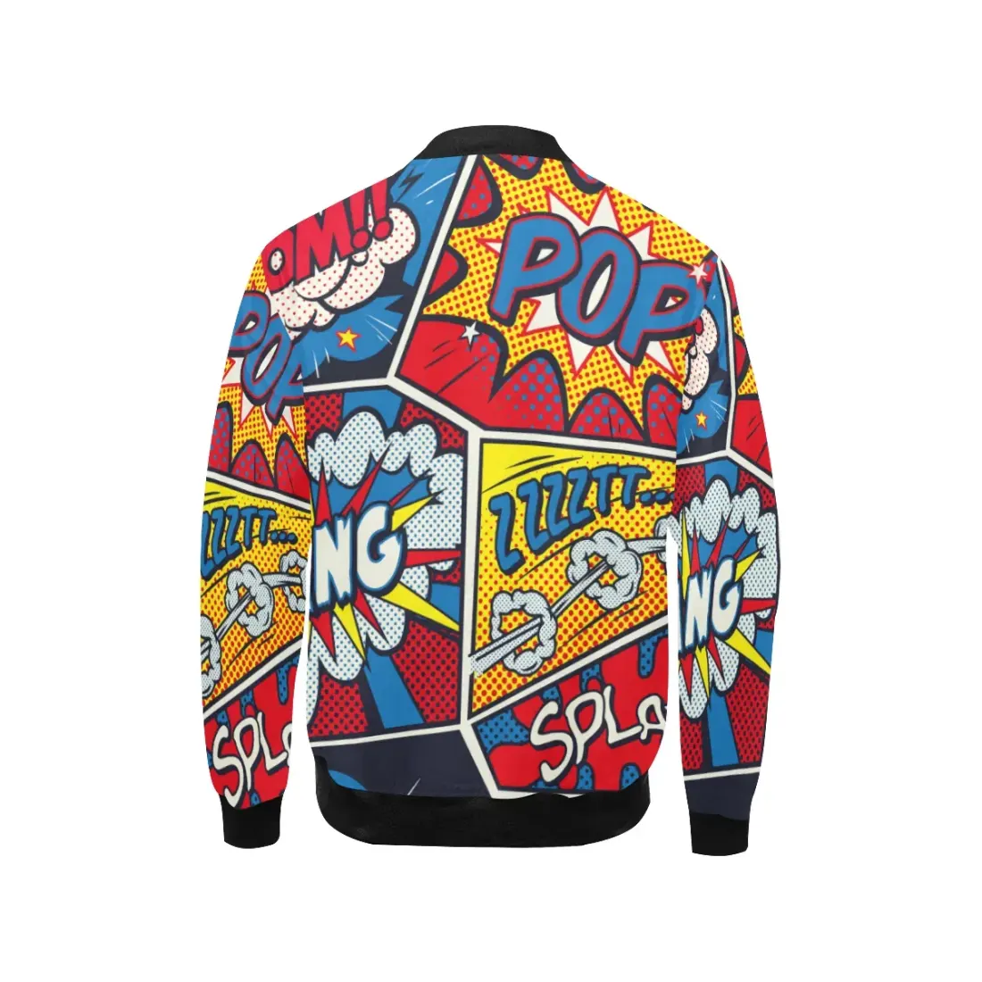 Kid's All Over Print Bomber Jacket(ModelH40) — photo 4