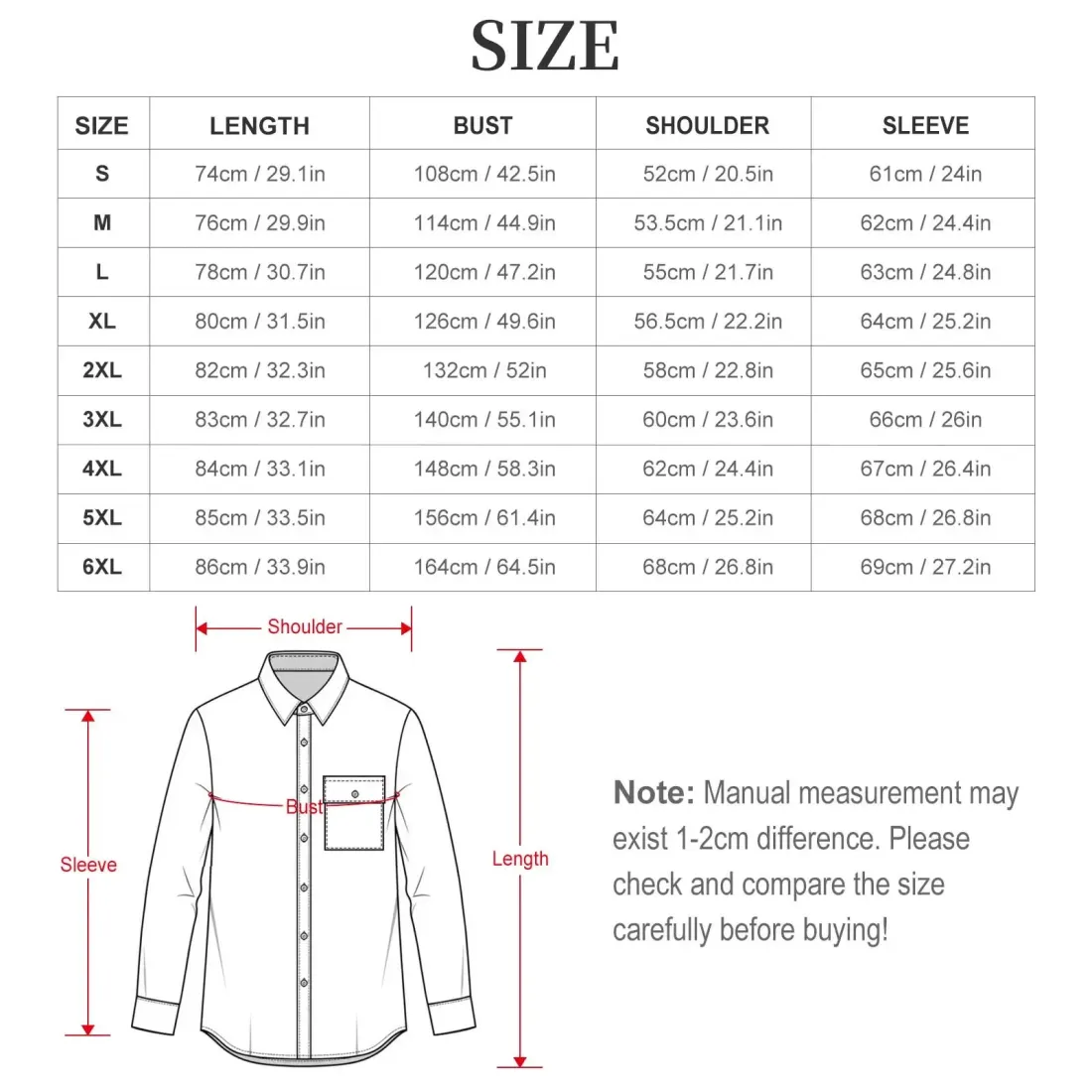Men's Long Sleeve Flap Pocket Shirt — photo 4