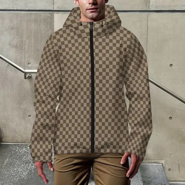 Men's Hooded Windbreaker Jacket