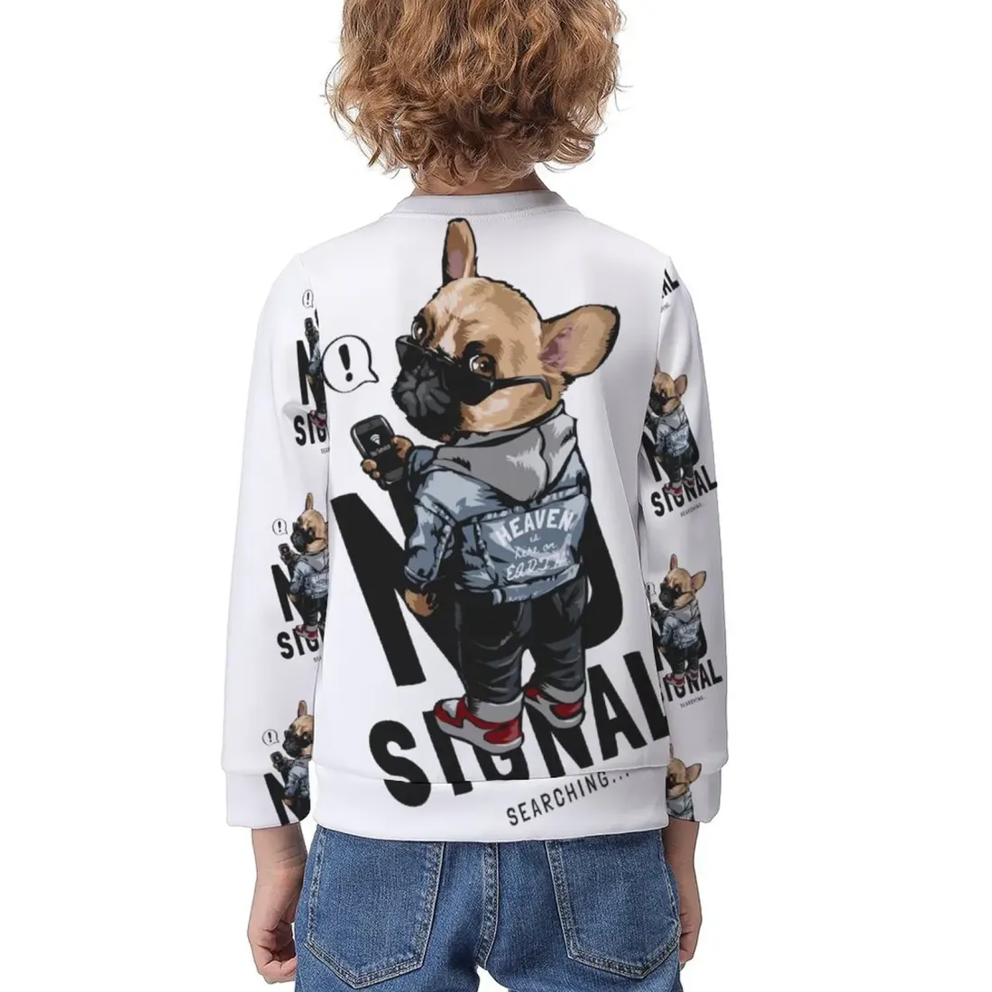 Custom Kid's Pullover Sweatshirt — photo 3
