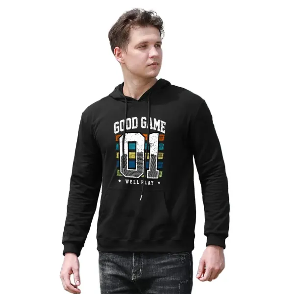 Men's Brushed Hoodie(Front Printing)