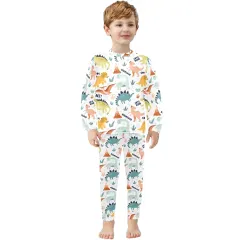 Little Boys' Crew Neck Long Pajama Set (Model Sets 18) thumbnail 2