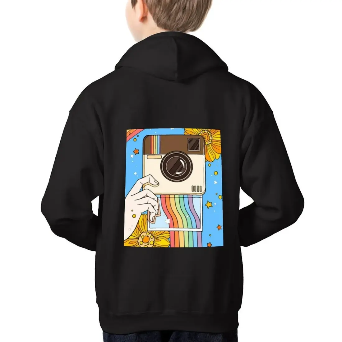 Custom Teen's Hoodie (No Pocket/Back Printing)