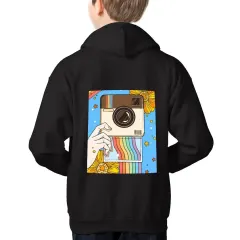 Custom Teen's Hoodie (No Pocket/Back Printing) thumbnail 1