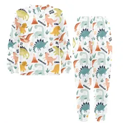 Little Boys' Crew Neck Long Pajama Set (Model Sets 18) thumbnail 5