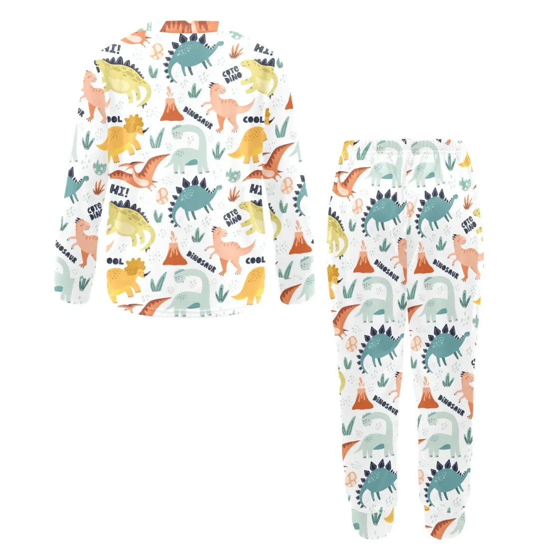 Little Boys' Crew Neck Long Pajama Set (Model Sets 18) — photo 6