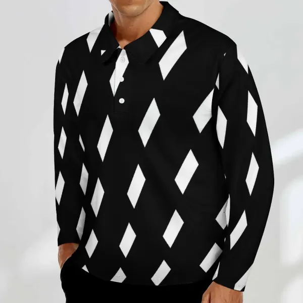 Men's Long Sleeve Polo Shirt