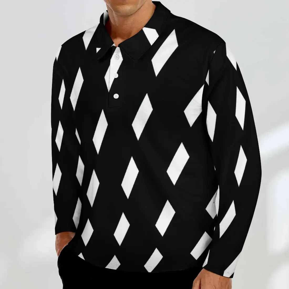Men's Long Sleeve Polo Shirt