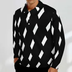 Men's Long Sleeve Polo Shirt thumbnail 1