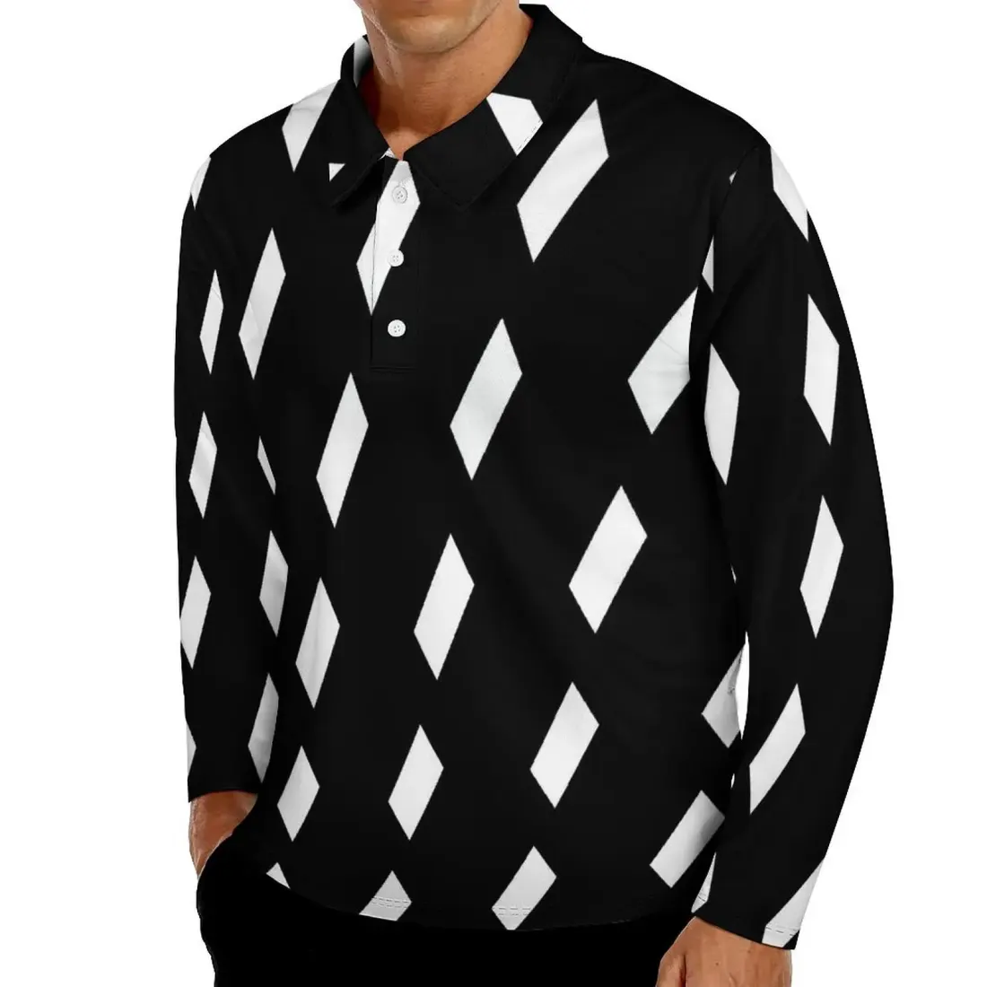 Men's Long Sleeve Polo Shirt — photo 2