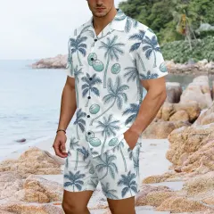 Men's Hawaiian Shirt & Shorts Set (Model Sets 26) thumbnail 1