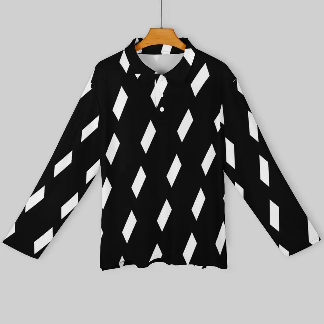Men's Long Sleeve Polo Shirt — photo 5
