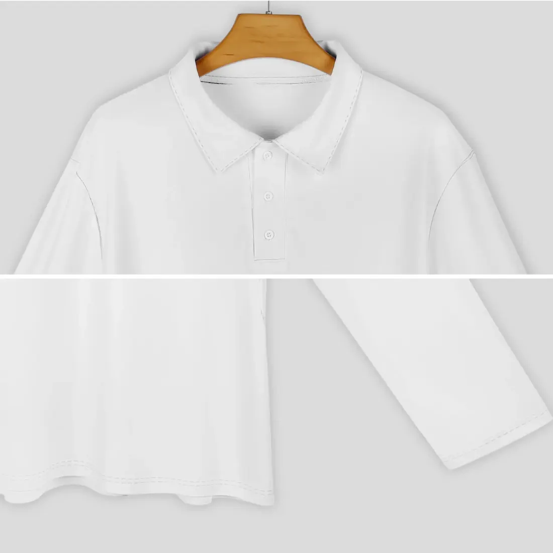Men's Long Sleeve Polo Shirt — photo 6