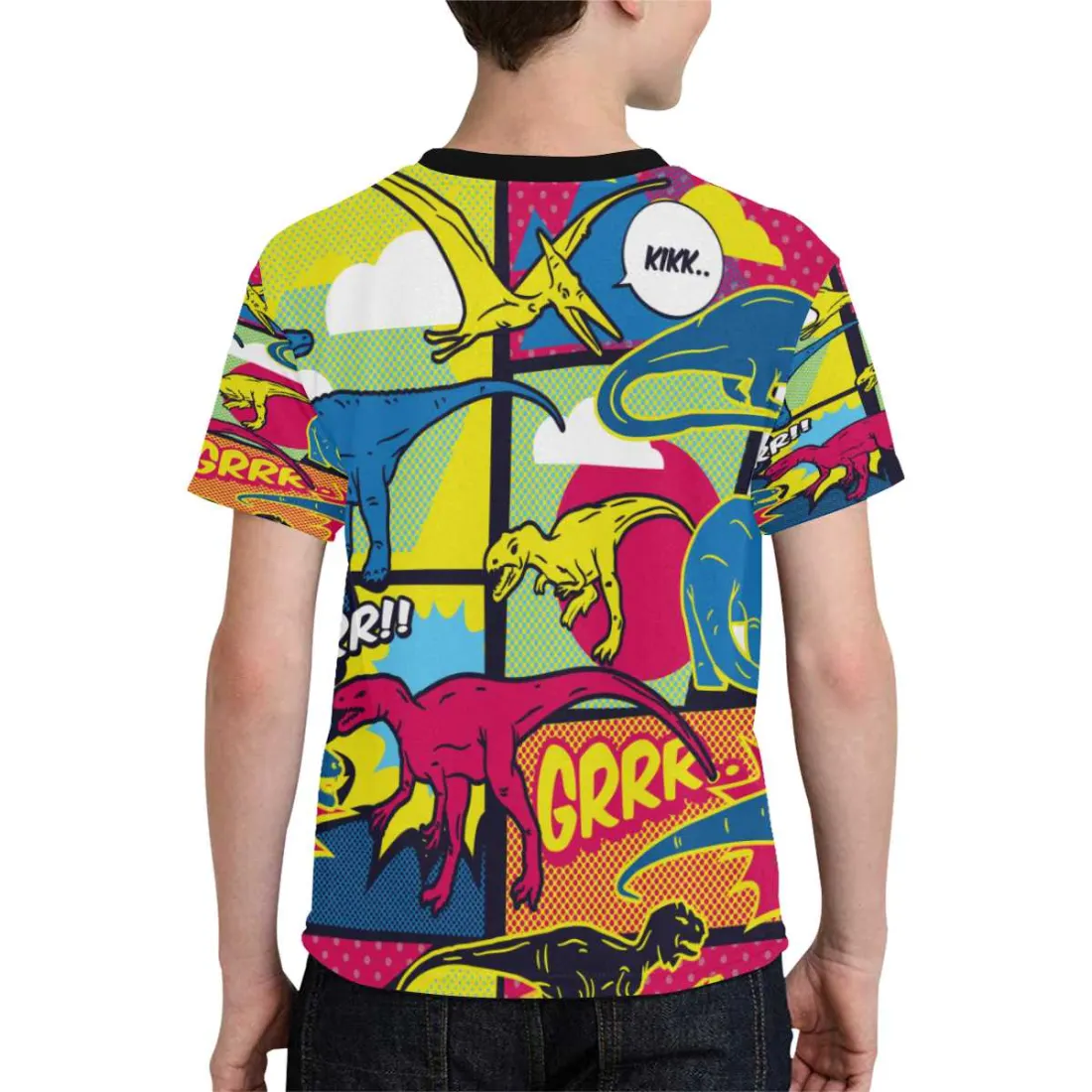 Kids' All Over Print T-shirt(ModelT65) — photo 2