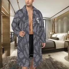 Men's Belted Sleep Robe (Model Sets 30) thumbnail 1